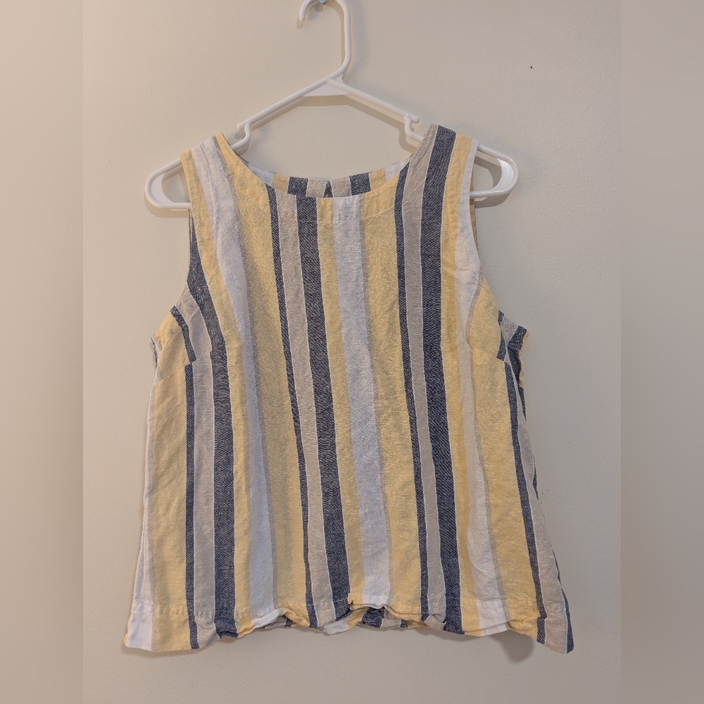 Liz Claiborne Multicolor Striped Tank Top